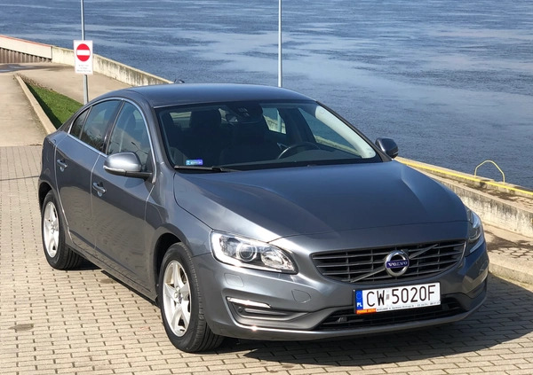 Volvo S60 cena 64900 przebieg: 179000, rok produkcji 2017 z Włocławek małe 704